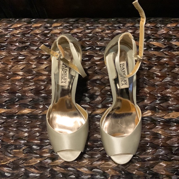 BADGLEY MISCHKA BRIDAL SHOES💋EUC - Picture 7 of 14